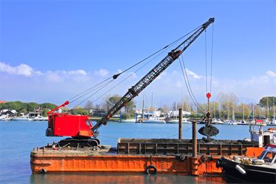 TCH CONSULTING GROUP Barge and Crane